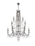 Diyas - Armand Tiered 12 Light Chandelier - Luminosity Designs Ltd