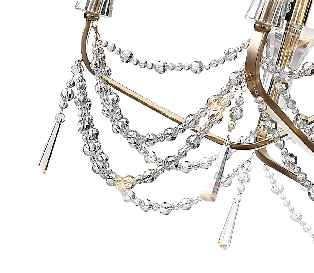 Diyas - Armand Tiered 12 Light Chandelier - Luminosity Designs Ltd