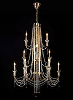 Diyas - Armand Tiered 12 Light Chandelier - Luminosity Designs Ltd