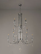 Diyas - Armand Tiered 12 Light Chandelier - Luminosity Designs Ltd