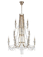 Diyas - Armand Tiered 12 Light Chandelier - Luminosity Designs Ltd