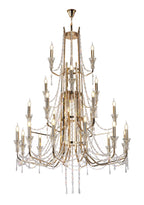 Diyas - Armand Tiered 24 Light Chandelier - Luminosity Designs Ltd