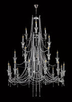 Diyas - Armand Tiered 24 Light Chandelier - Luminosity Designs Ltd