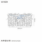 Diyas - Arqus Feather Shade - Luminosity Designs Ltd