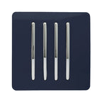 Trendi, Artistic Modern 4 Gang 2 Way 10 Amp Rocker , BRITISH MADE, (25mm Back Box Required)