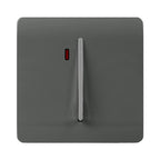 Trendi, Artistic Modern 20 Amp Neon Insert Double Pole Switch , BRITISH MADE, (25mm Back Box Required)