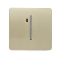 Trendi, Artistic Modern 20 Amp Neon Insert Double Pole Switch , BRITISH MADE, (25mm Back Box Required)