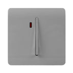 Trendi, Artistic Modern 20 Amp Neon Insert Double Pole Switch , BRITISH MADE, (25mm Back Box Required)