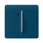 Trendi, Artistic Modern 20 Amp Neon Insert Double Pole Switch , BRITISH MADE, (25mm Back Box Required)