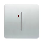 Trendi, Artistic Modern 20 Amp Neon Insert Double Pole Switch , BRITISH MADE, (25mm Back Box Required)