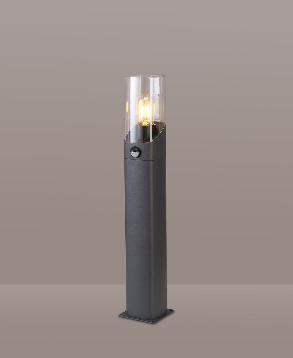 Luminosity Designs - Arty Post Lamp / Bollard With PIR Sensor 1 x E27, IP44 - Luminosity Designs Ltd