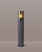 Luminosity Designs - Arty Post Lamp / Bollard With PIR Sensor 1 x E27, IP44 - Luminosity Designs Ltd