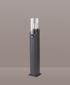 Arty Post Lamp / Bollard With PIR Sensor 1 x E27, IP44