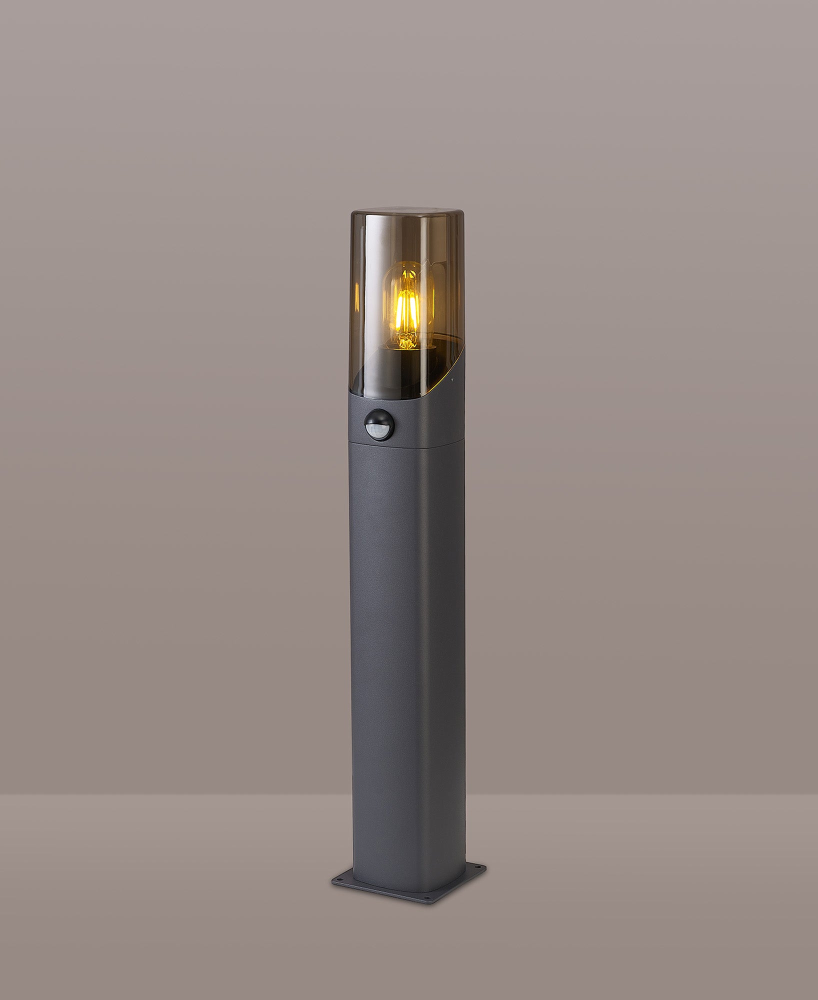 Arty Post Lamp / Bollard With PIR Sensor 1 x E27, IP44