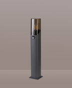 Arty Post Lamp / Bollard With PIR Sensor 1 x E27, IP44