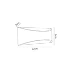 Deco - Aryana Up & Downward Lighting Wall Light - Luminosity Designs Ltd