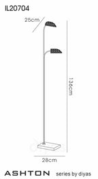 Diyas - Ashton Floor Lamp - Luminosity Designs Ltd