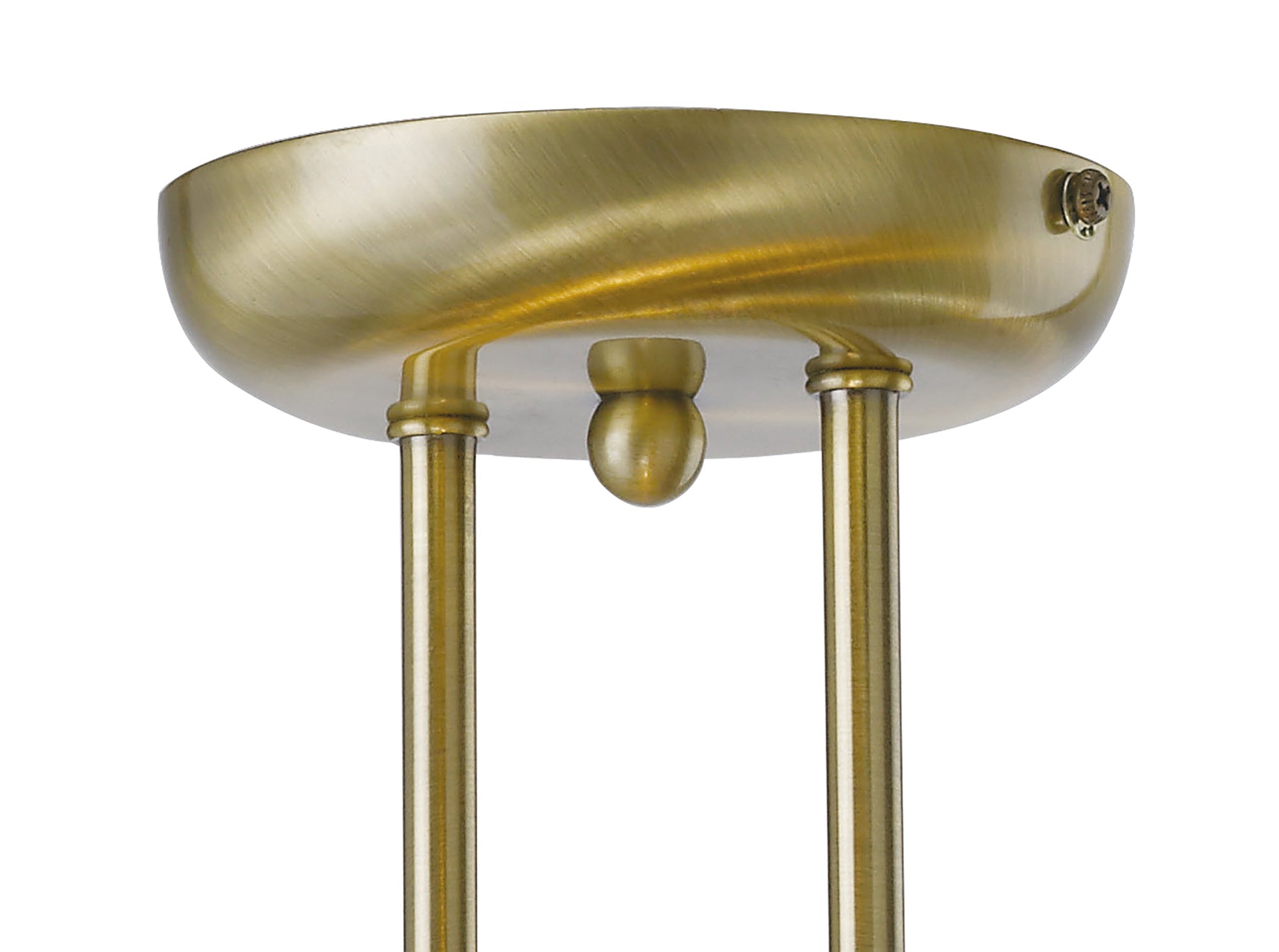 Diyas - Ashton Semi Flush Ceiling Light - Luminosity Designs Ltd