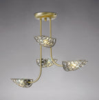 Diyas - Ashton Semi Flush Ceiling Light - Luminosity Designs Ltd