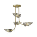 Diyas - Ashton Semi Flush Ceiling Light - Luminosity Designs Ltd