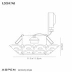 Diyas - Aspen Vintage Design Downlight - Luminosity Designs Ltd