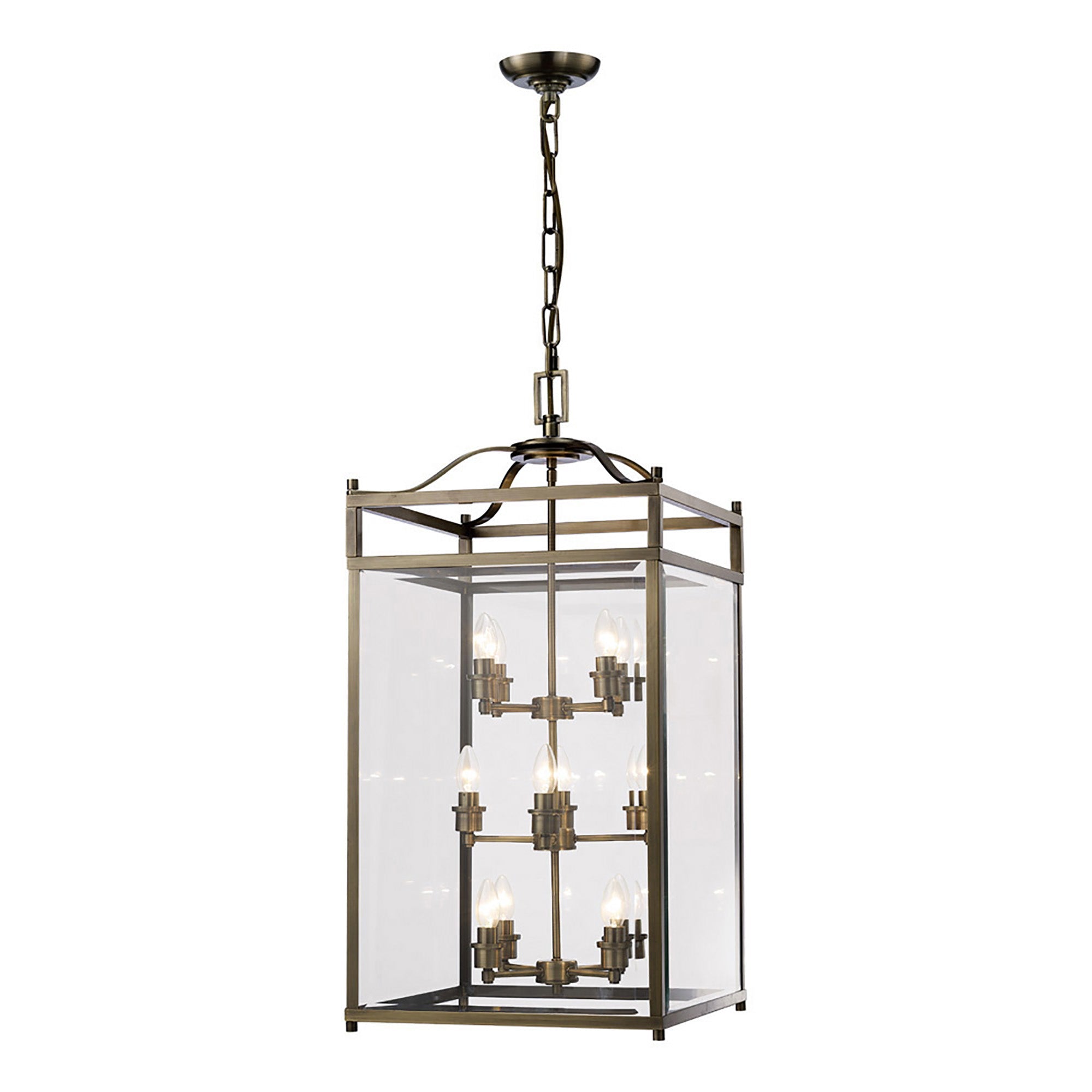 Diyas - Aston Extra Large Lantern Pendant - Luminosity Designs Ltd