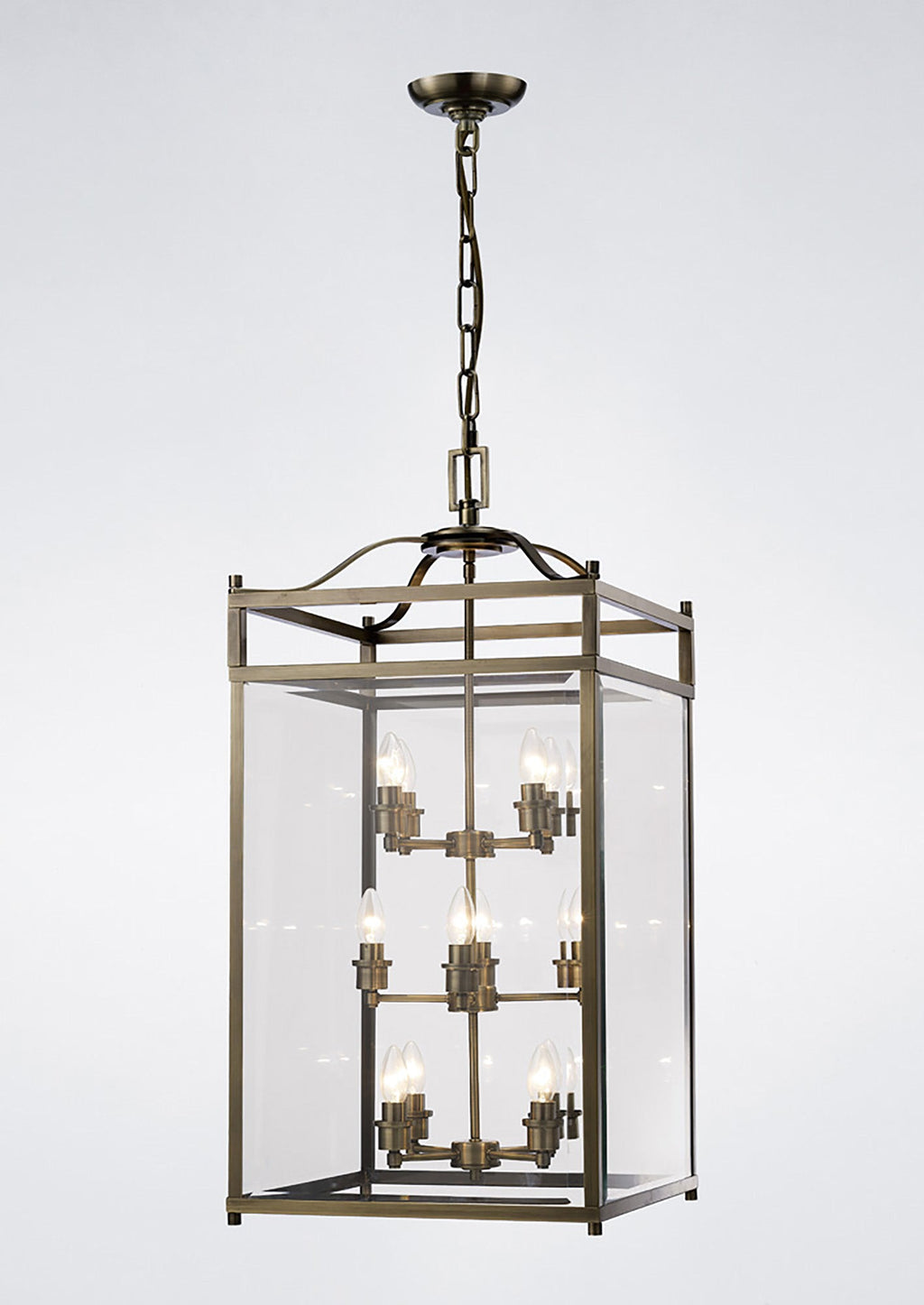 Diyas - Aston Extra Large Lantern Pendant - Luminosity Designs Ltd