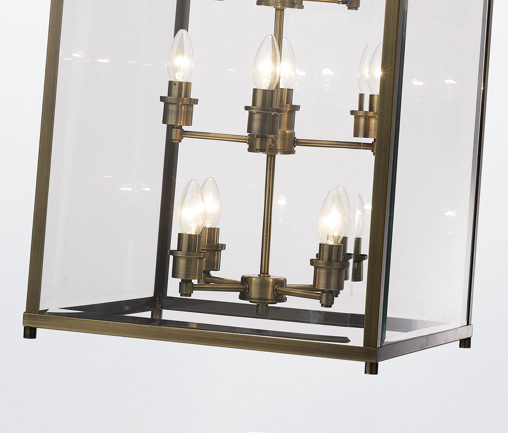 Diyas - Aston Extra Large Lantern Pendant - Luminosity Designs Ltd