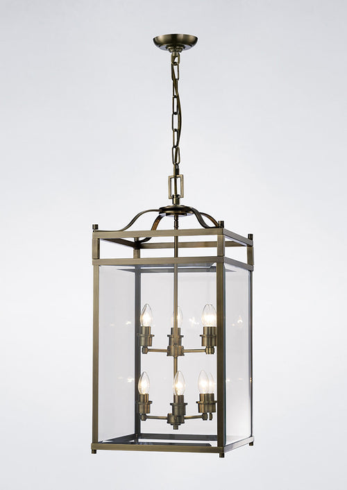 Diyas - Aston Large Lantern Pendant - Luminosity Designs Ltd