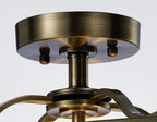 Diyas - Aston Large Semi Flush Light - Luminosity Designs Ltd