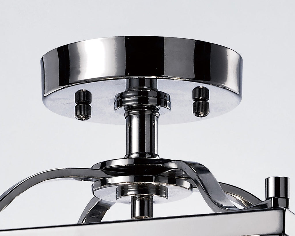 Diyas - Aston Large Semi Flush Light - Luminosity Designs Ltd