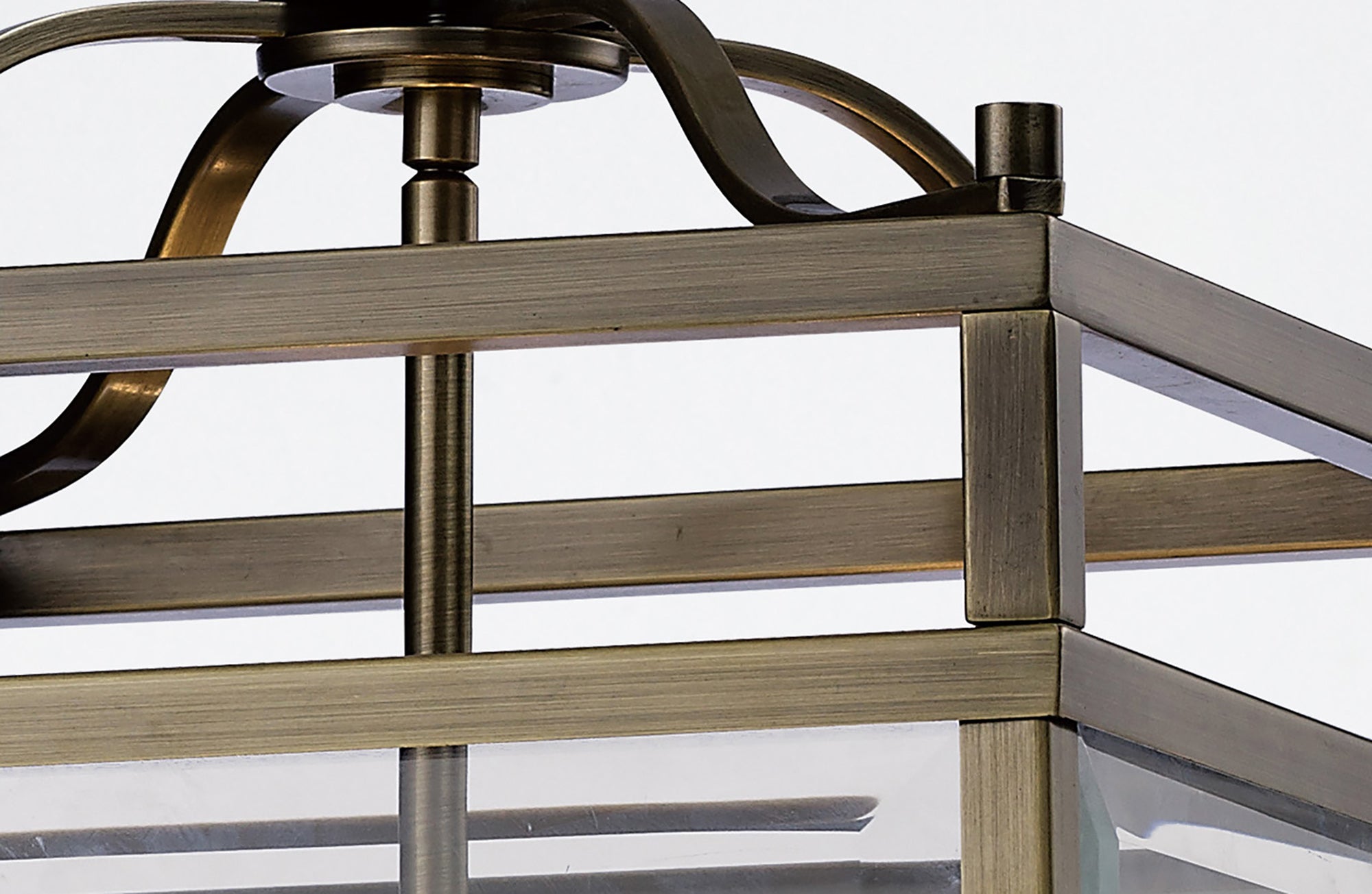 Diyas - Aston Medium Square Lantern Pendant - Luminosity Designs Ltd