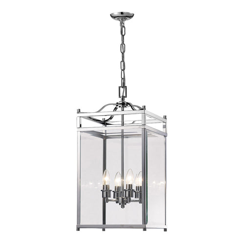 Diyas - Aston Medium Square Lantern Pendant - Luminosity Designs Ltd