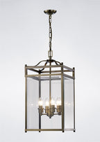 Diyas - Aston Medium Square Lantern Pendant - Luminosity Designs Ltd