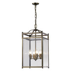 Diyas - Aston Medium Square Lantern Pendant - Luminosity Designs Ltd