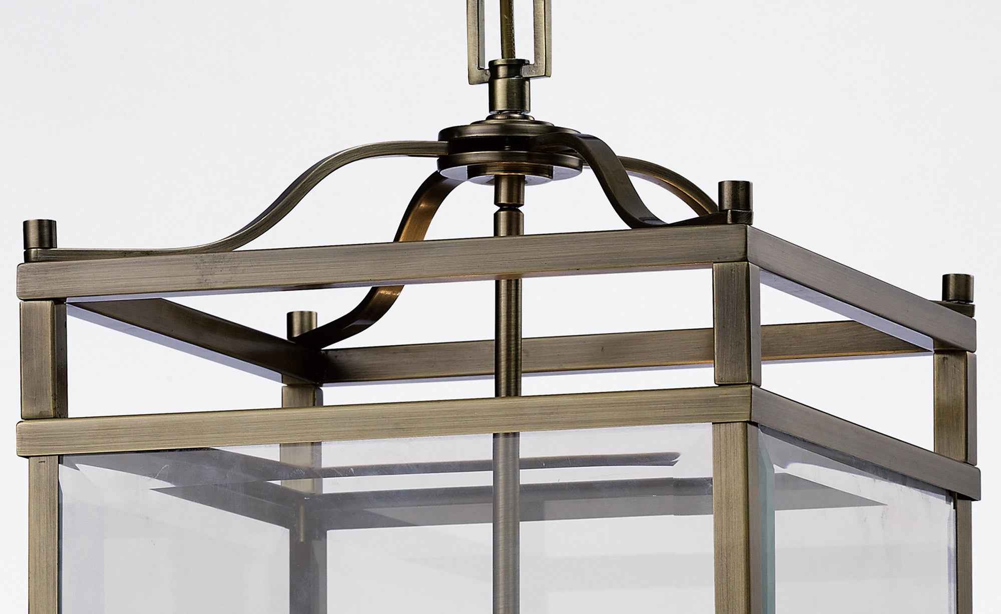 Diyas - Aston Medium Square Lantern Pendant - Luminosity Designs Ltd