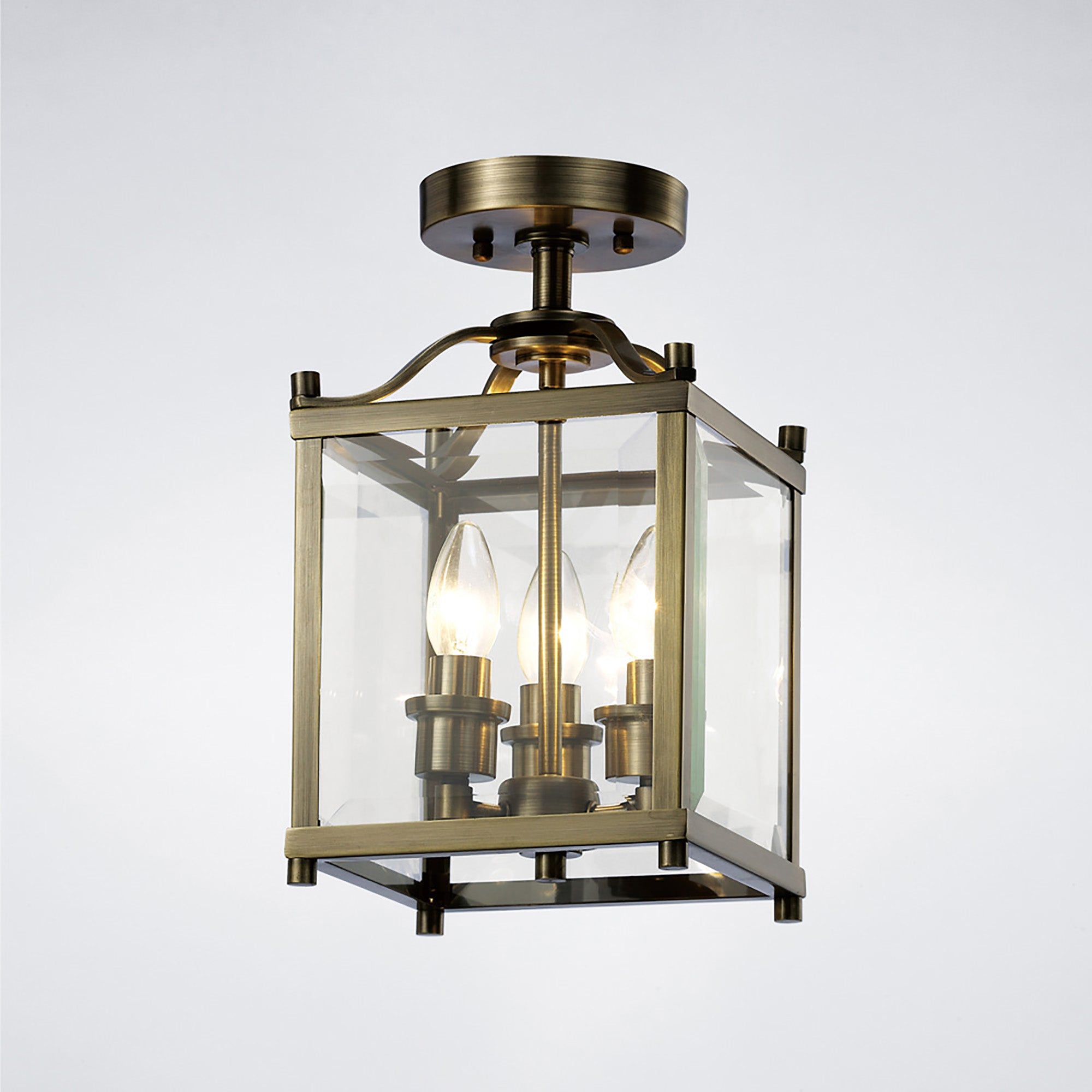 Diyas - Aston Semi Flush Light - Luminosity Designs Ltd