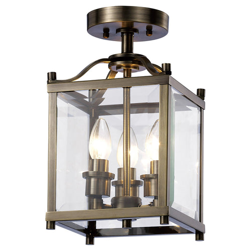 Diyas - Aston Semi Flush Light - Luminosity Designs Ltd