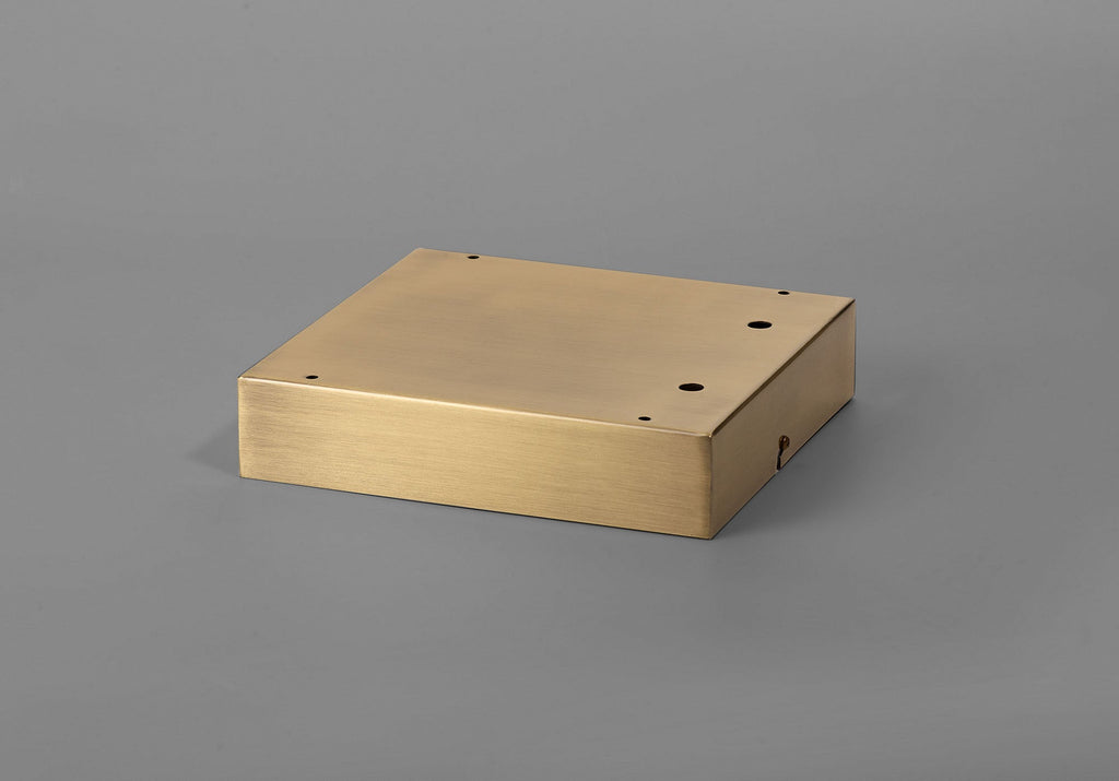 Diyas - Aston Wall Light 45mm Deep Back Box For Emergency Control Gear - Luminosity Designs Ltd