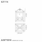 Diyas - Aston Wall Light - Luminosity Designs Ltd