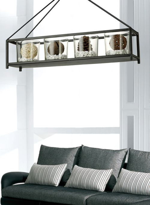 Diyas Home - Athena 4 Candle Holder Large - Luminosity Designs Ltd