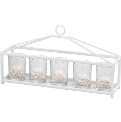 Diyas Home - Athena 5 Candle Holder - Small - Luminosity Designs Ltd