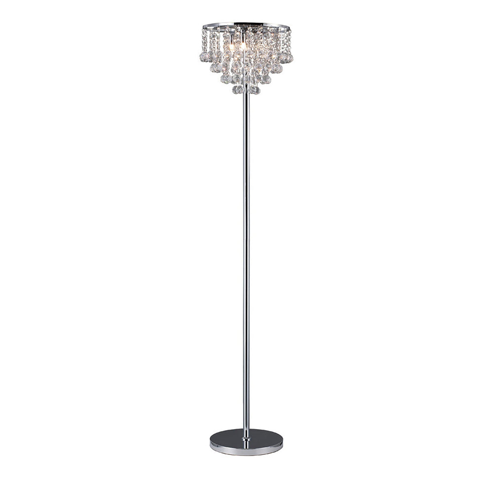 Diyas - Atla Crystal Floor Lamp - Luminosity Designs Ltd