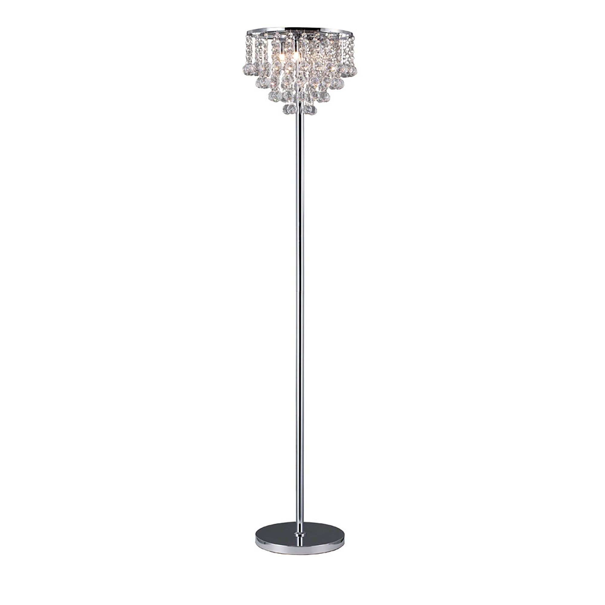 Diyas - Atla Crystal Floor Lamp - Luminosity Designs Ltd