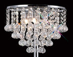Diyas - Atla Crystal Floor Lamp - Luminosity Designs Ltd