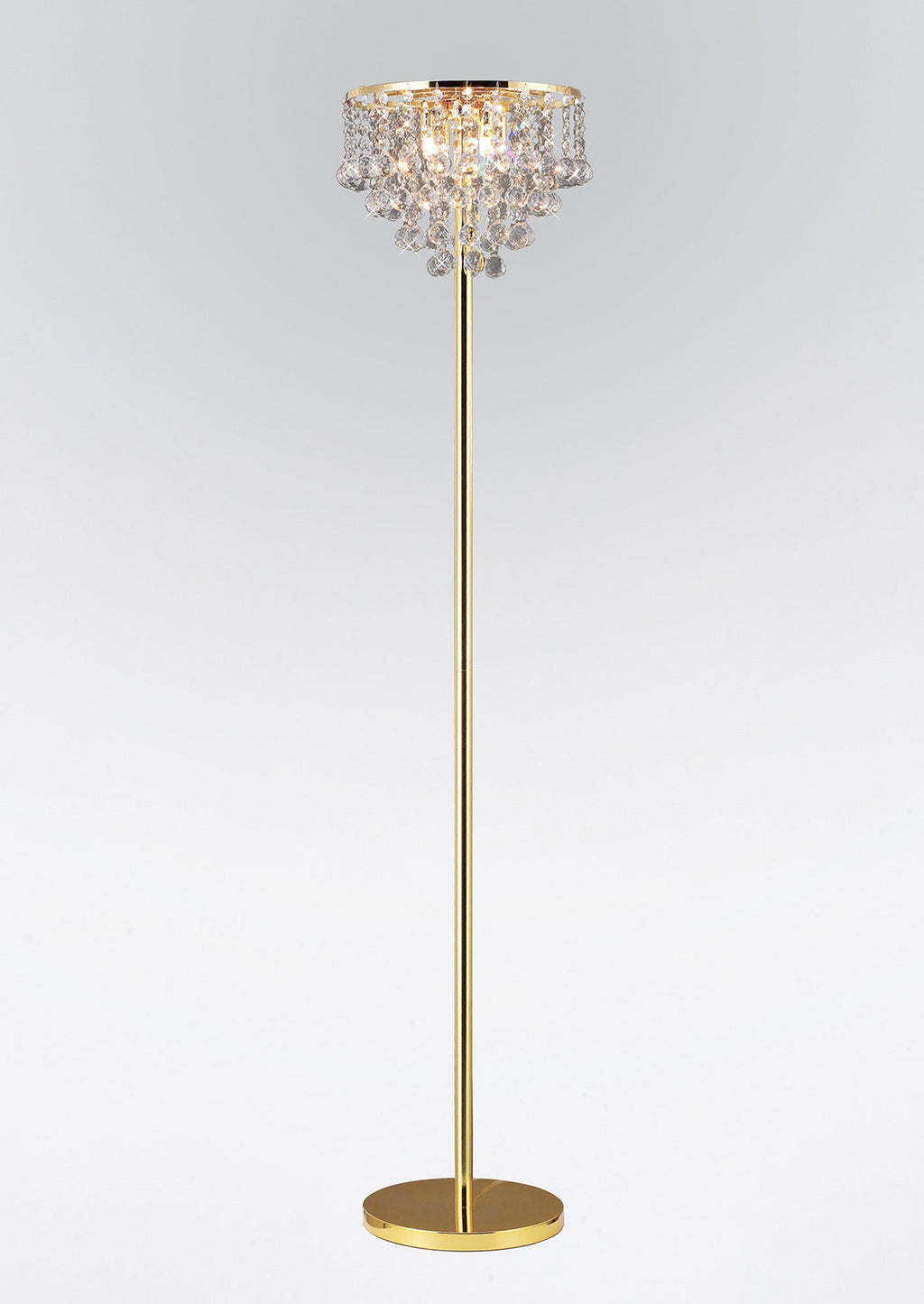 Diyas - Atla Crystal Floor Lamp - Luminosity Designs Ltd