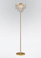 Diyas - Atla Crystal Floor Lamp - Luminosity Designs Ltd