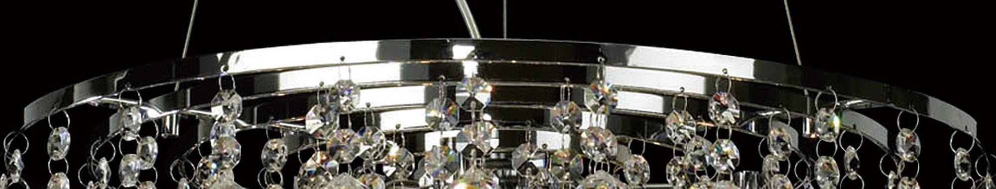 Diyas - Atla Crystal Pendant Light - Luminosity Designs Ltd