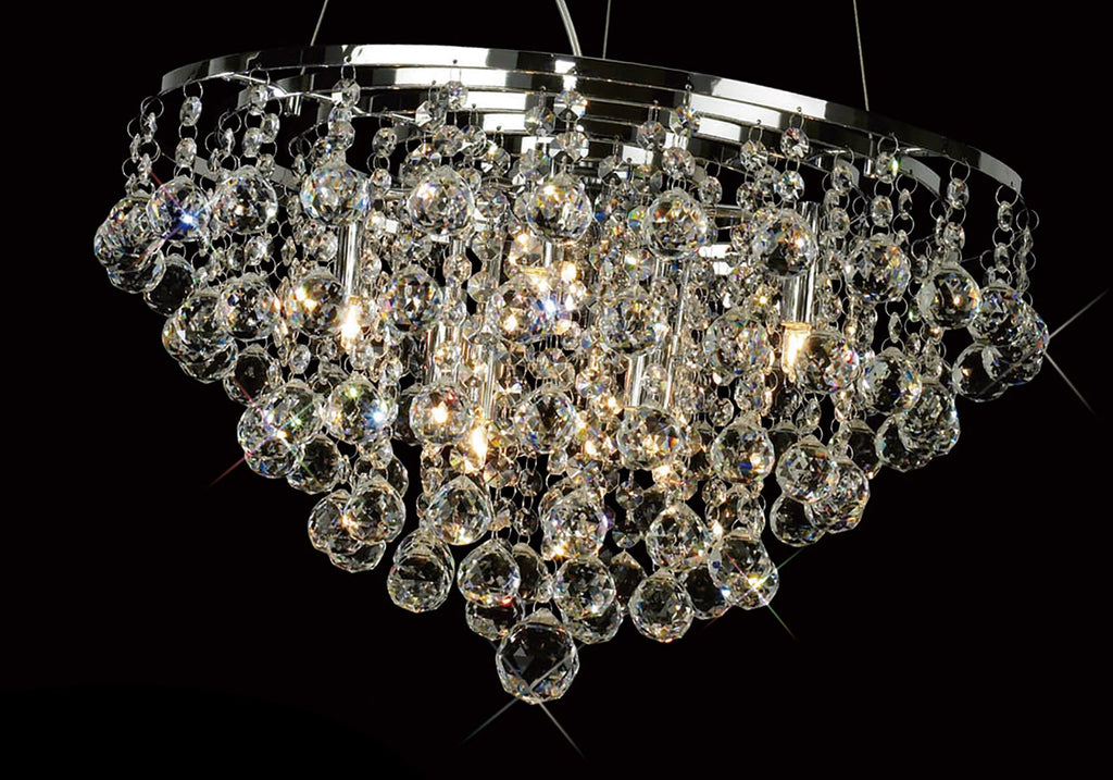 Diyas - Atla Crystal Pendant Light - Luminosity Designs Ltd