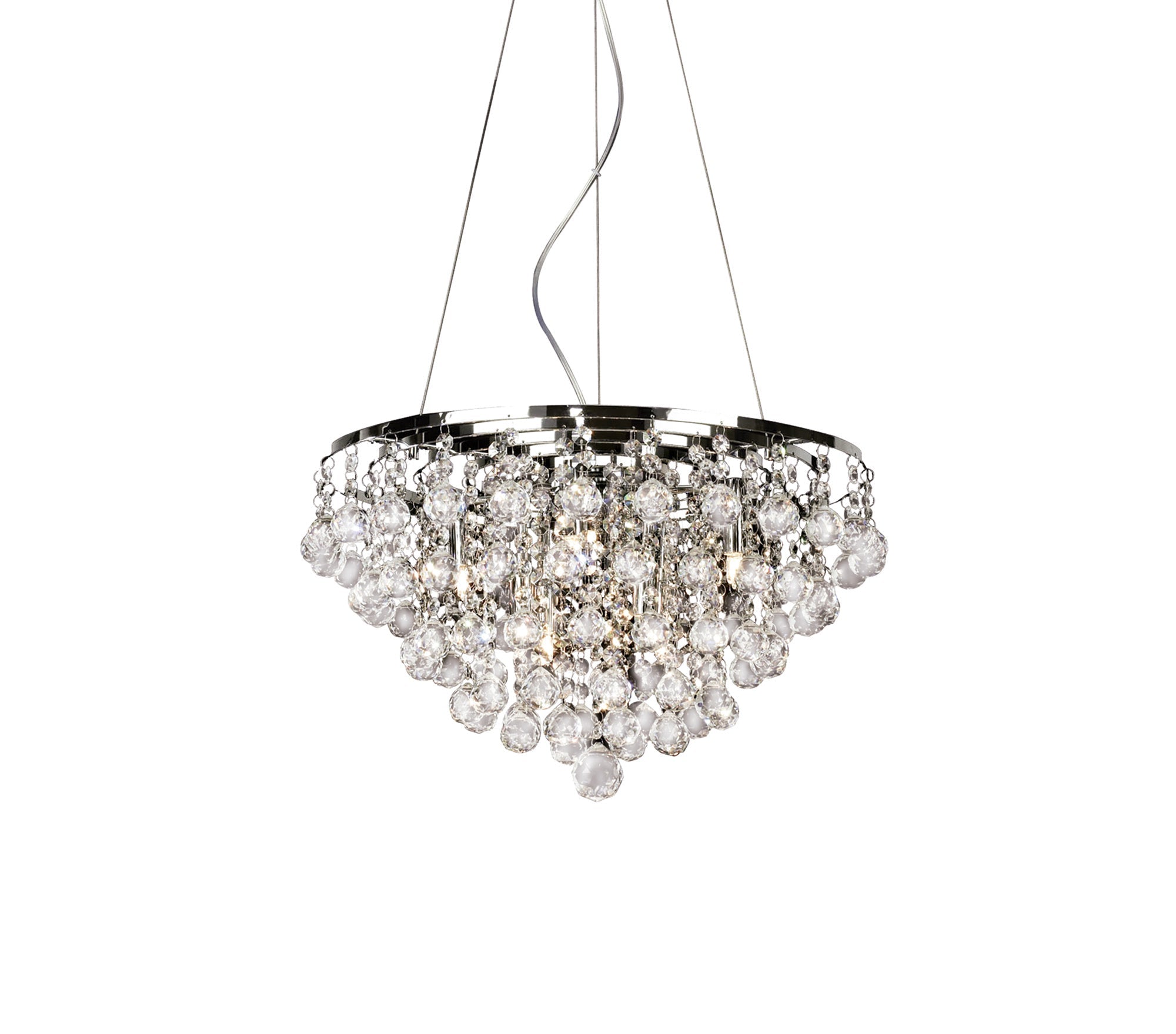 Diyas - Atla Crystal Pendant Light - Luminosity Designs Ltd